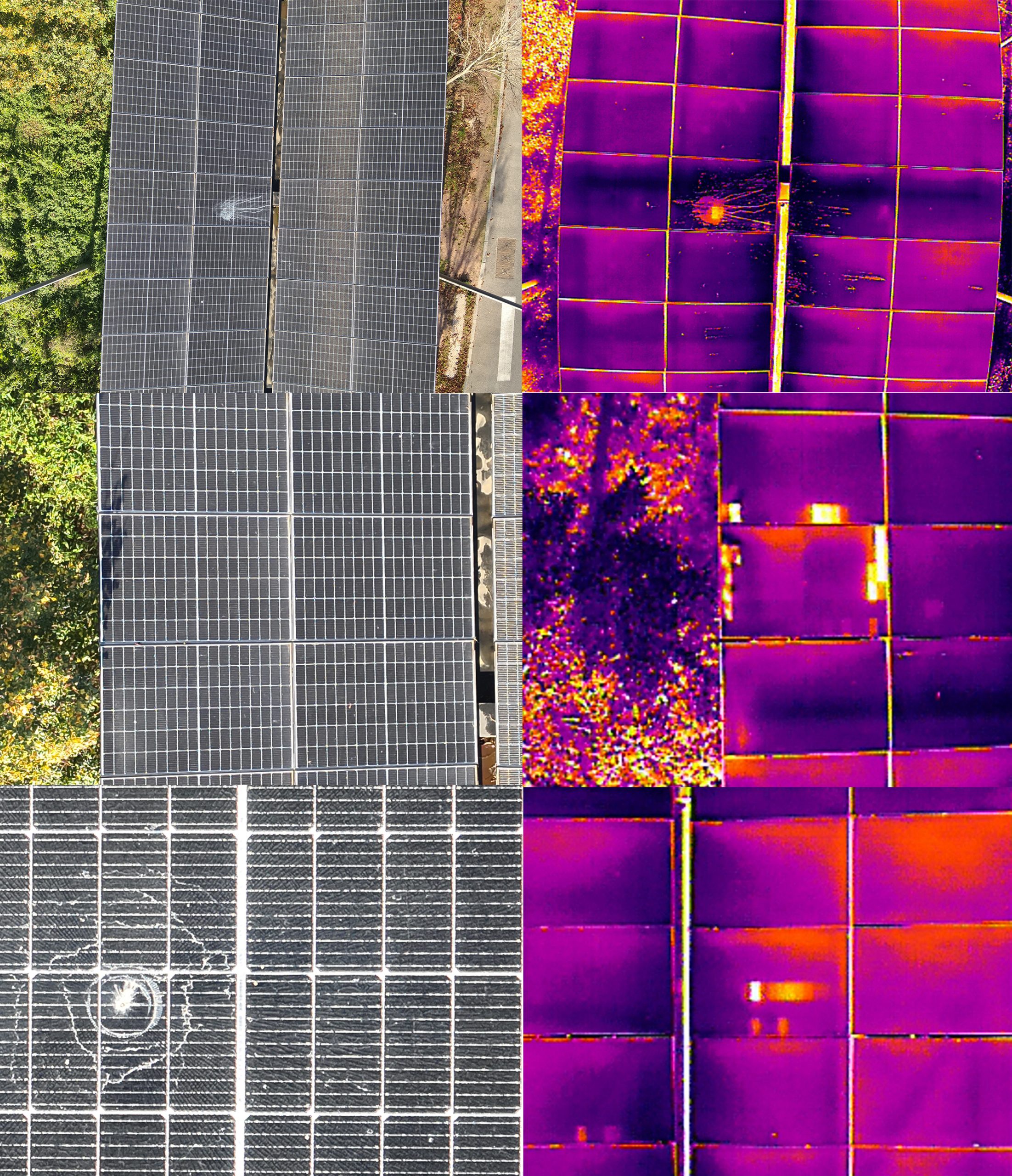 Thermographie par drone dijon